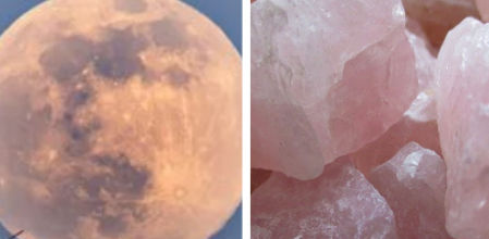 El cuarzo rosado tiene protagonismo en una de las tradiciones que se llevan a cabo cuando hay Superluna rosa