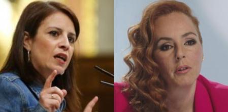 Adriana Lastra y Rocío Carrasco.