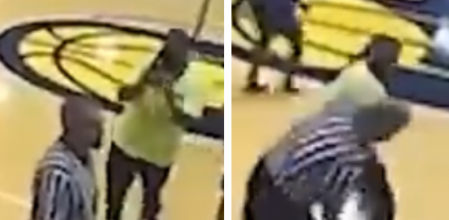 El árbitro le propinó un guantazo al espectador tras ser increpado