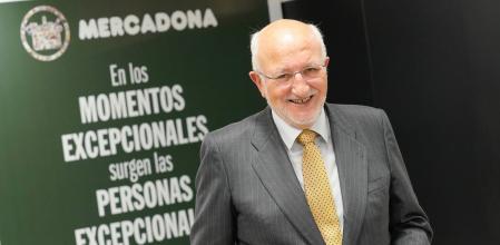 Juan Roig tras la rueda de prensa