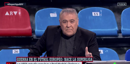 Antonio García Ferreras sale en defensa de la polémica Superliga