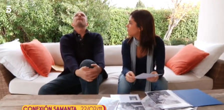 Miguel Bosé, durante su participación en 'Conexión Samanta'