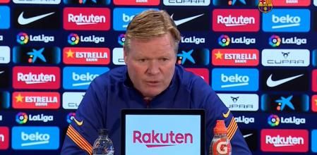 Koeman: “Si alguien tiene que hablar de la Superliga es el presidente, no yo”