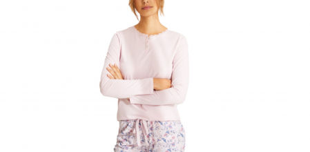 Conjunto de pijama primaveral de flores