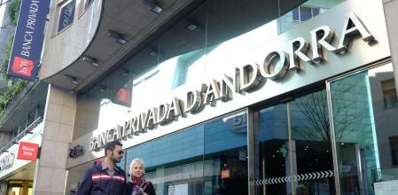 Una oficina de Banca Privada d'Andorra, en 2015&nbsp;