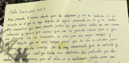 El chico confiesa que está enamorado de ella pese a que le haya dejado por su mejor amigo
