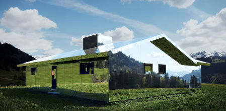 La casa puede despistar a las aves por el efecto visual que produce