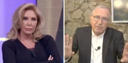 Norma Duval contra Xavier Sardà en 'La hora de La 1'.