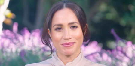 Meghan Markle durante su intervención en la 'CNN'.