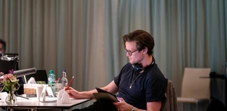 Una imagen de Matt Smith en la lectura de guion de 'House of the dragon'.