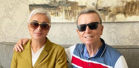 La pareja celebra su noveno aniversario.