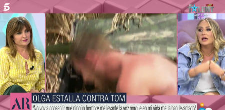 Rocío Flores defiende a Olga Moreno en 'El programa de Ana Rosa'.