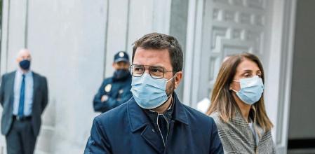 Meritxell Serret en el supremo Pere Aragonés i Meritxell Budó