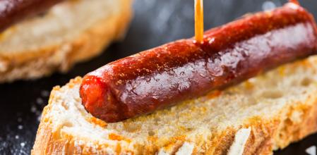 Una tapa de chistorra