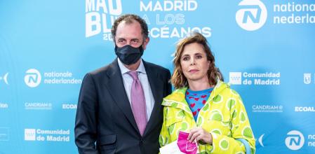 Luis Gasset y y Ágatha Ruiz de la Prada el pasado 22 de abril en Madrid