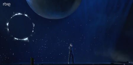 Blas Cantó se sube al escenario de Eurovision por primera vez.