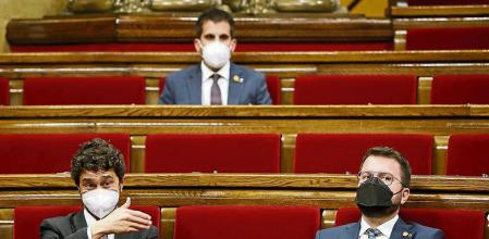 13 - 05 - 2021 / Barcelona - Parlament de Catalunya / comparecencia de aragones / foto: Llibert Teixidó