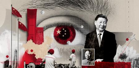 Il·lustració de la portada del monogràfic sobre la Xina que publica la revista IDEES