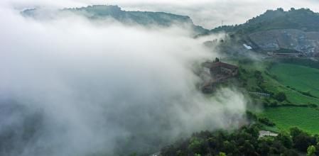 El espectáculo de la niebla en la Plana de Vic.