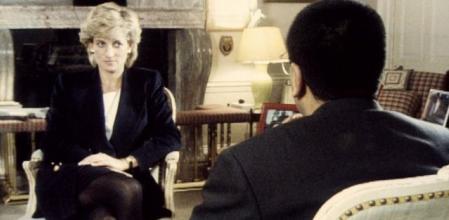Lady Di en la entrevista con la BBC