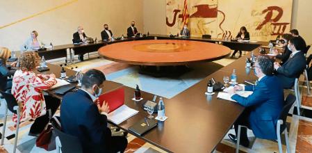 Pla general de la reunió del Consell Executiu del Govern l'11 de maig del 2021 (horitzontal)