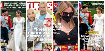 Portadas del kiosko del 26 de mayo.