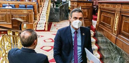 Pleno en el Congreso de los diputados Control al Gobierno Pedro sanchez sale del Pleno