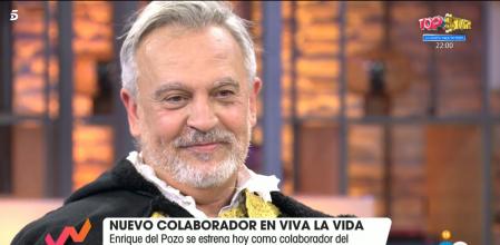 Enrique del Pozo se convierte en nuevo colaborador de 'Viva la vida'