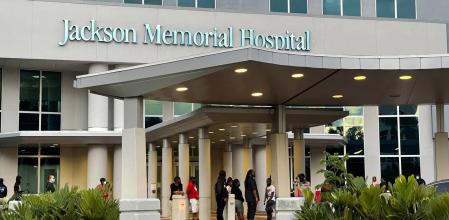 El hospital al que fueron llevadas algunas de las víctimas, el Jackson Memorial Hospital