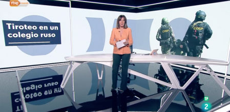 TVE se disculpa por emitir las duras imágenes de un tiroteo en un colegio de Rusia