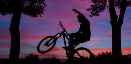 Candilazo al atardecer en Mijas.