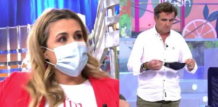 Carlota Corredera amenaza con irse de 'Sálvame' si no se va Antonio Montero