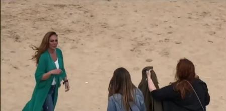 Rocío en la playa de Chipiona