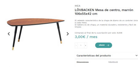 Olvídate de comprar los muebles, ahora ya puedes alquilarlos en Ikea