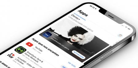 App Store en un iPhone