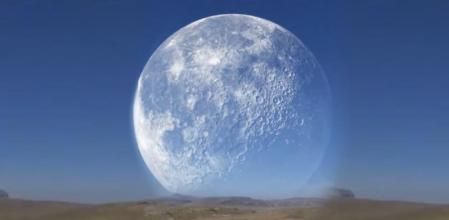 Expertos en física aseguran que el vídeo viral de la luna gigante pasando sobre la Tierra es falso