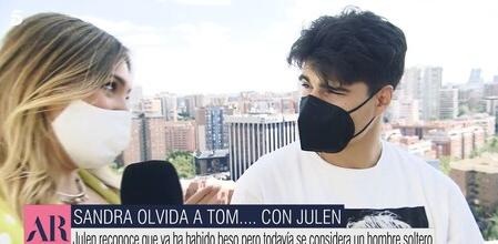 Julen desvela cómo fue el primer beso con Sandra Pica en 'AR'.