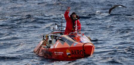 Fedor Konyukhov, en una de sus travesías anteriores en solitario.