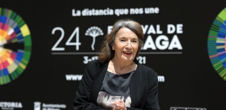 Petra Martínez en el festival de Málaga