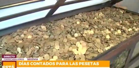 Un jubilado guarda más de 3 toneladas de pesetas en casa y no quiere cambiarlas