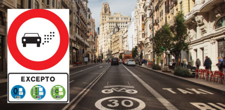La DGT ha creado una nueva señal de tráfico para identificar las Zonas de Bajas Emisiones (ZBE)
