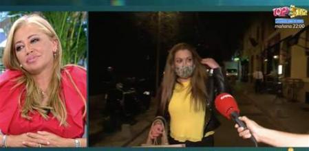 Belén Esteban reprocha a Jesulín un trato de favor hacia su hija Julia.