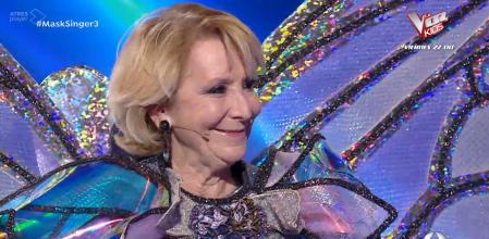 Esperanza Aguirre era la famosa bajo la mariposa de 'Mask Singer'
