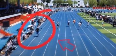 El cámara impresionó a los asistentes con su velocidad punta