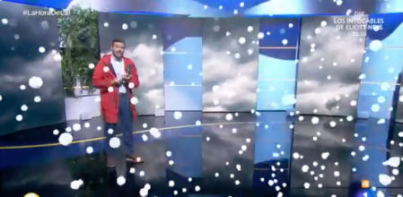 ‘La Hora de La 1’ se ‘cuela’ en una nube para mostrar cómo se forma el granizo