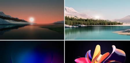 Algunos de los fondos de pantalla de Windows 11