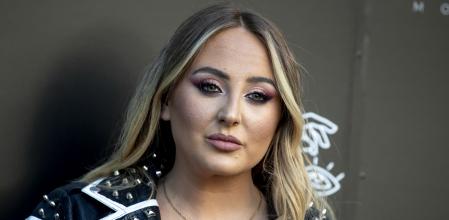 Rocio Flores en un acto a comienzos de junio.