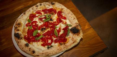 La pizza margherita de La Balmesina