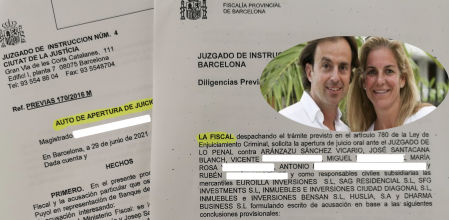 Arantxa y Santacana viven en Miami y aunque están en proceso de divorcio, la acusación es contra los dos.