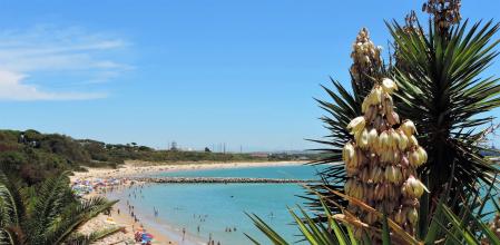Paisaje desde la playa del almirante en Rota, Cádiz
